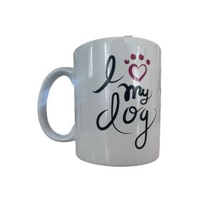 I Love My Dog Coffee-Coco-Tea Cup-Mug